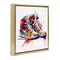 Stupell Industries Sneakers with Watercolor Drip Floating Frame, design by Creative Studio